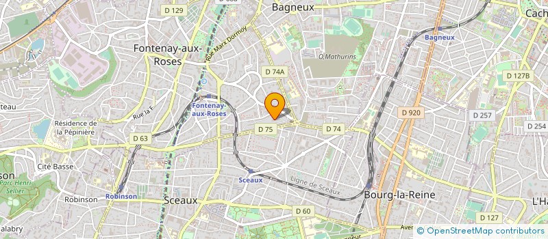 localisation de l'entreprise MONSIEUR ZIED REJEB SFAR à FONTENAY-AUX-ROSES