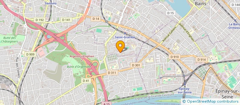 localisation de l'entreprise MONSIEUR ZIED ZALLAMA  SAINT-GRATIEN