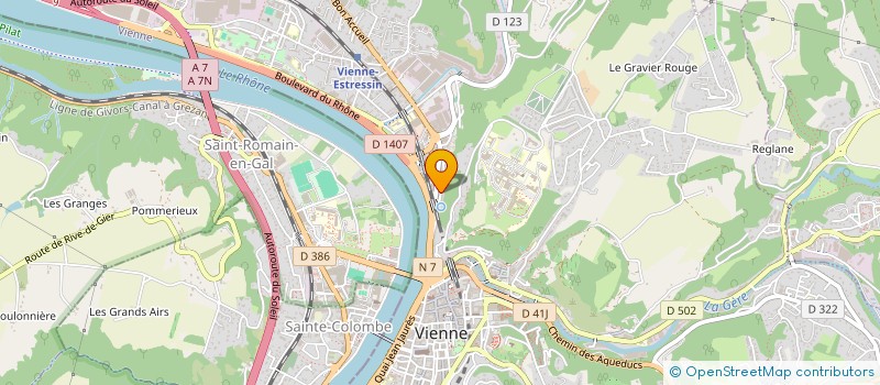 localisation de l'entreprise MONSIEUR ZIHNI BURAK à VIENNE