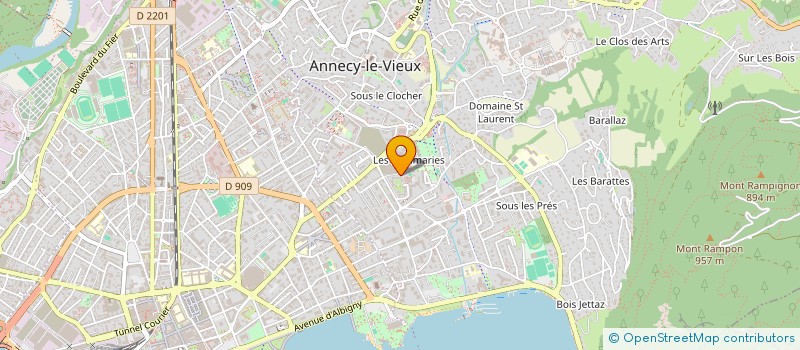 localisation de l'entreprise MONSIEUR ZIJAD BEGANOVIC à ANNECY