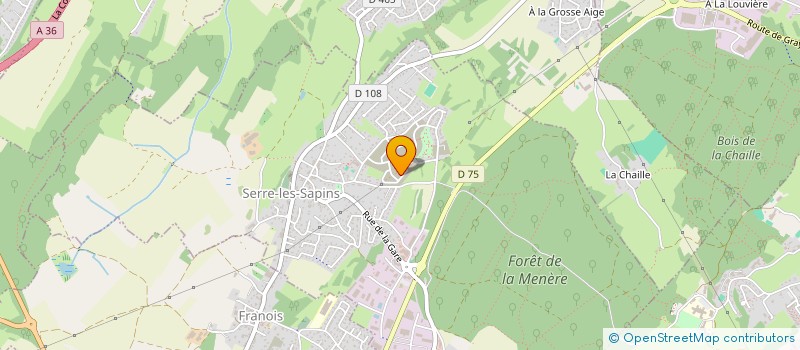 localisation de l'entreprise MONSIEUR ZIJAD FAFULOVIC  SERRE-LES-SAPINS