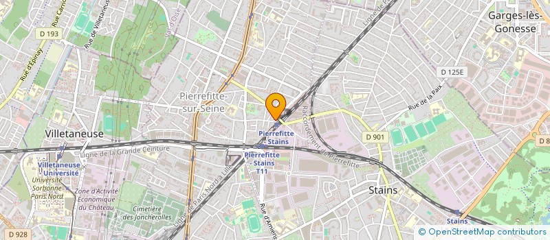 localisation de l'entreprise MONSIEUR ZIJAD SERDAREVIC à PIERREFITTE-SUR-SEINE