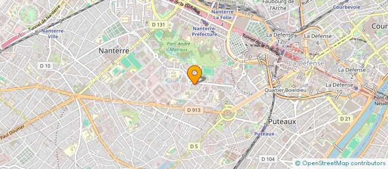 localisation de l'entreprise MONSIEUR ZIKI SEPE  NANTERRE