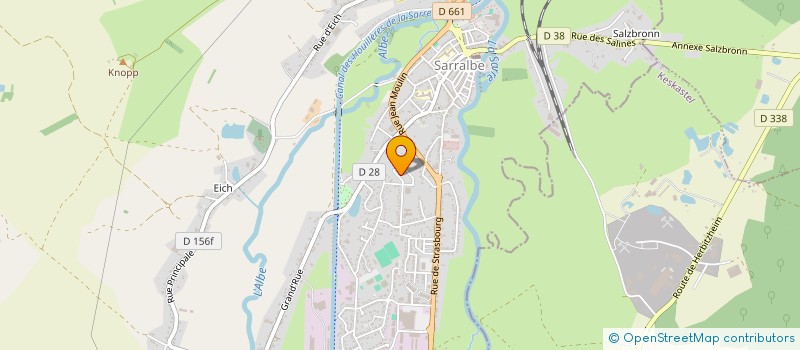 localisation de l'entreprise MONSIEUR ZIKRIJA ALIBASIC  SARRALBE