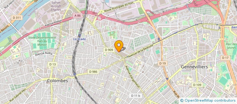 localisation de l'entreprise MONSIEUR ZILLUR HUDA QUAZI à COLOMBES
