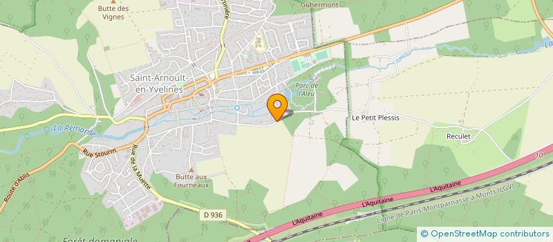 localisation de l'entreprise MONSIEUR ZINAHA RANDRIANARIVO à SAINT-ARNOULT-EN-YVELINES