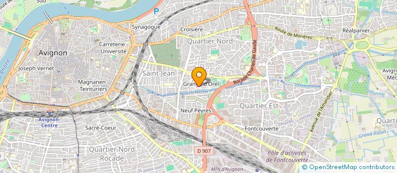 localisation de l'entreprise MONSIEUR ZINE BADRI  AVIGNON