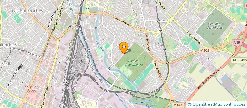 localisation de l'entreprise MONSIEUR ZINE EDDINE BENAOUALI  DIJON