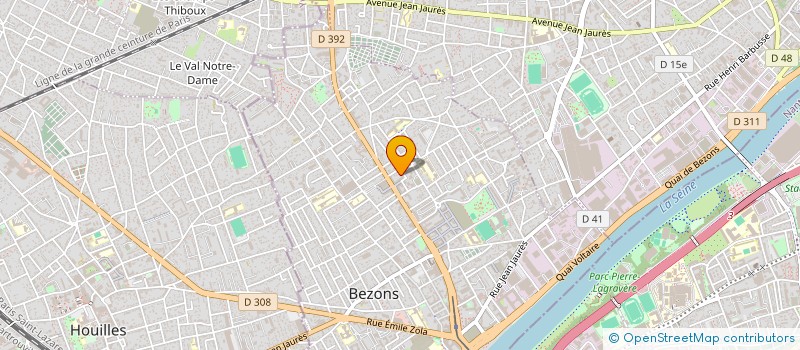 localisation de l'entreprise MONSIEUR ZINE-EDDINE BOUCHEMAL  BEZONS