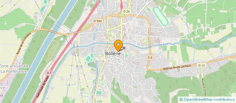 localisation de l'entreprise MONSIEUR ZINE EDDINE DJENIH  BOLLENE