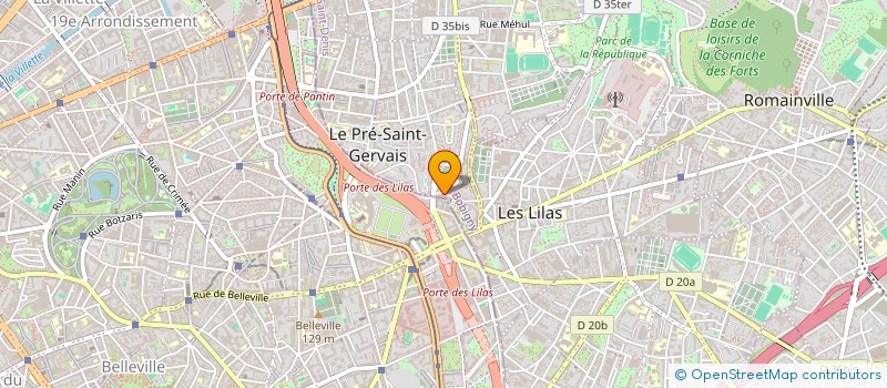 localisation de l'entreprise MONSIEUR ZINE-EDDINE HACHEM  LE PRE-SAINT-GERVAIS