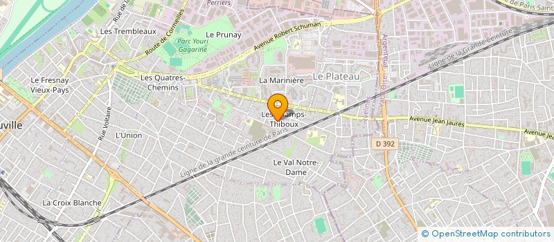 localisation de l'entreprise MONSIEUR ZINE EDDINE KAHOUADJI  SARTROUVILLE