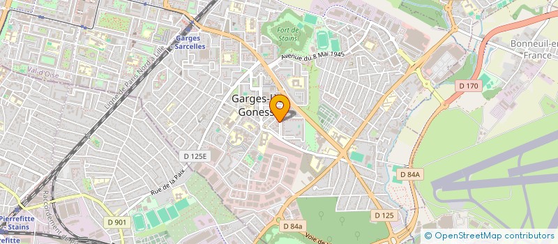 localisation de l'entreprise MONSIEUR ZINE-EDDINE KRIDANE  GARGES-LES-GONESSE