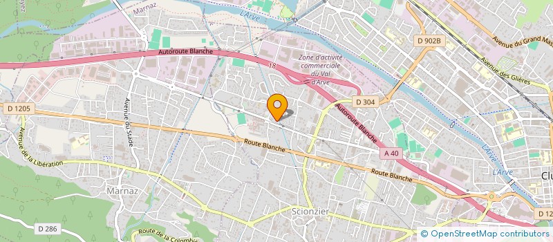 localisation de l'entreprise MONSIEUR ZINE EDDINE LAMRAOUI  SCIONZIER