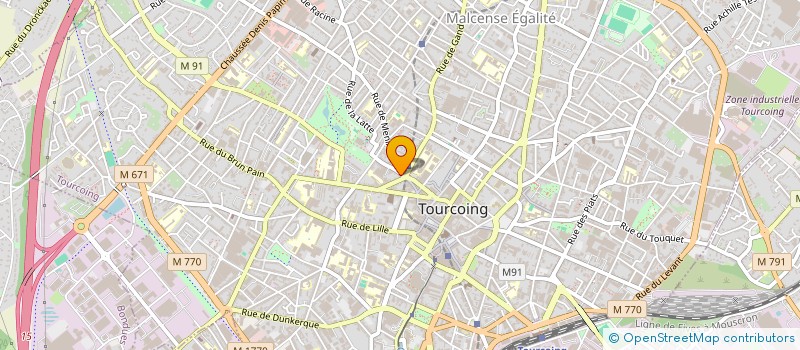 localisation de l'entreprise MONSIEUR ZINE EL HABIDINE HASNI  TOURCOING