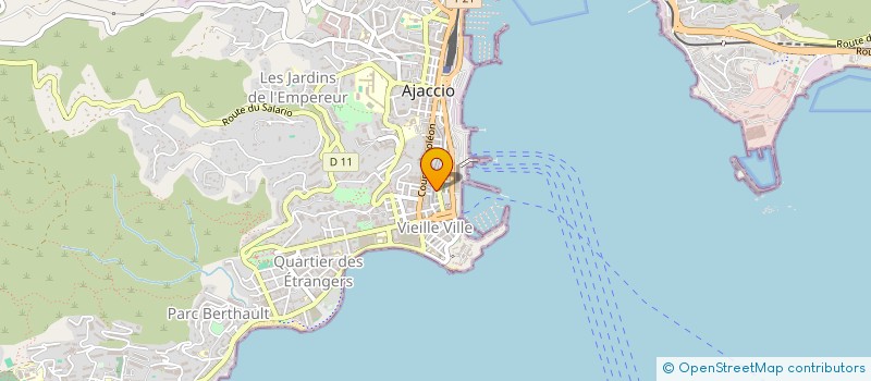 localisation de l'entreprise MONSIEUR ZINE ELOUAHABY à AJACCIO
