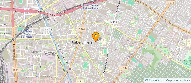 localisation de l'entreprise MONSIEUR ZINE HAKMI  AUBERVILLIERS