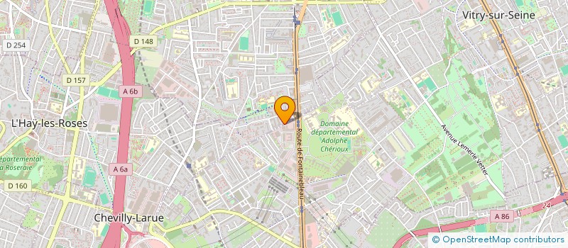 localisation de l'entreprise MONSIEUR ZINE LABIDINE MATMAT  L'HAY-LES-ROSES