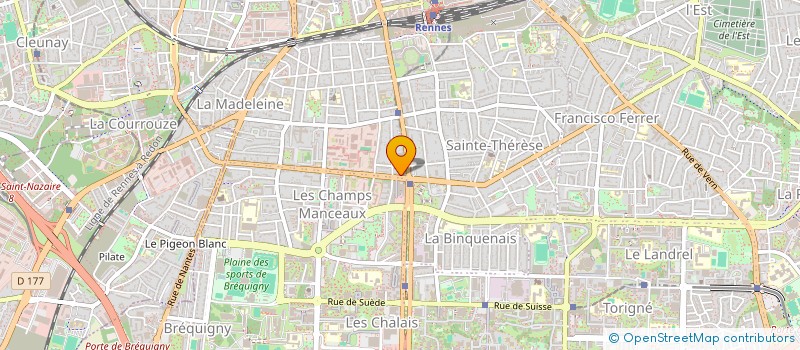 localisation de l'entreprise MONSIEUR ZINE LOUMAIZIA  RENNES