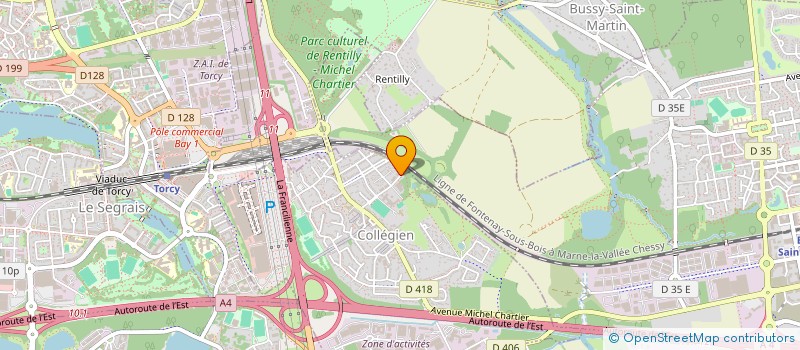 localisation de l'entreprise MONSIEUR ZINE OUSSADIT  COLLEGIEN