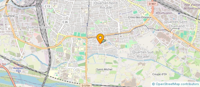 localisation de l'entreprise MONSIEUR ZINEDDDINE BOUSBIA  AVIGNON