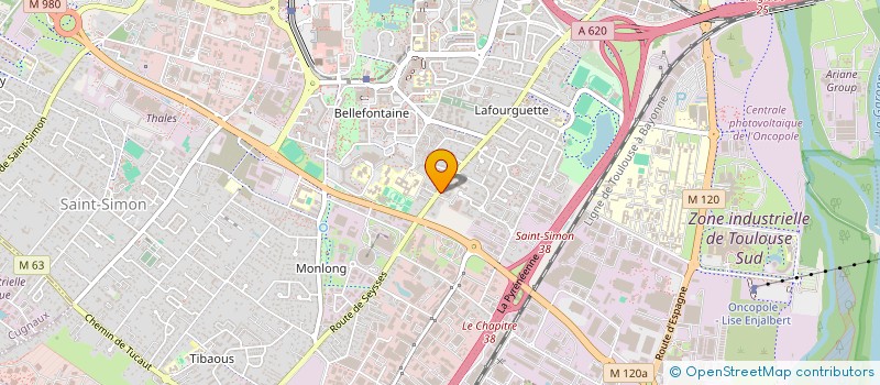 localisation de l'entreprise MONSIEUR ZINEDDINE AOUDIA à TOULOUSE