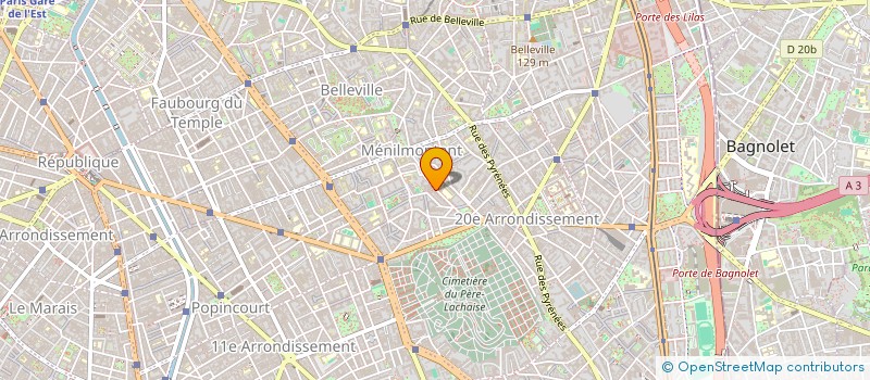 localisation de l'entreprise MONSIEUR ZINEDDINE ATMANI  PARIS