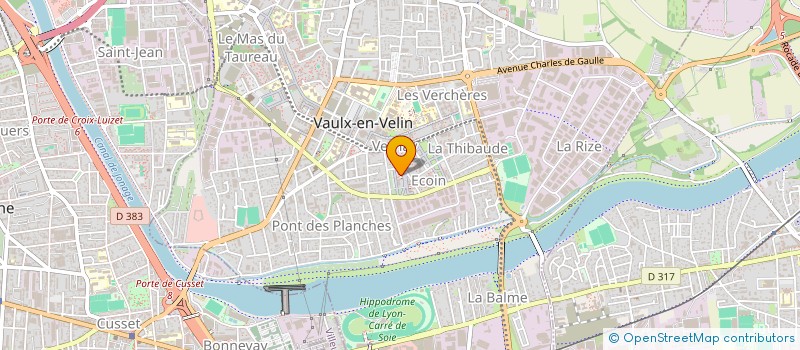 localisation de l'entreprise MONSIEUR ZINEDDINE BEKHOUCHE  VAULX-EN-VELIN