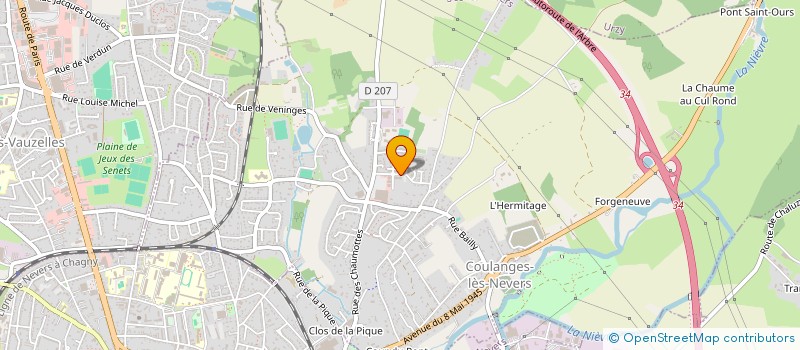 localisation de l'entreprise MONSIEUR ZINEDDINE BELKHOUDJA  COULANGES-LES-NEVERS