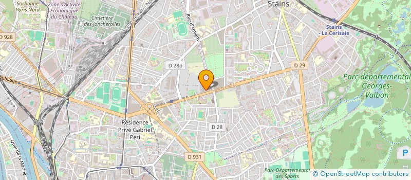 localisation de l'entreprise MONSIEUR ZINEDDINE BELLAHOUEL  SAINT-DENIS