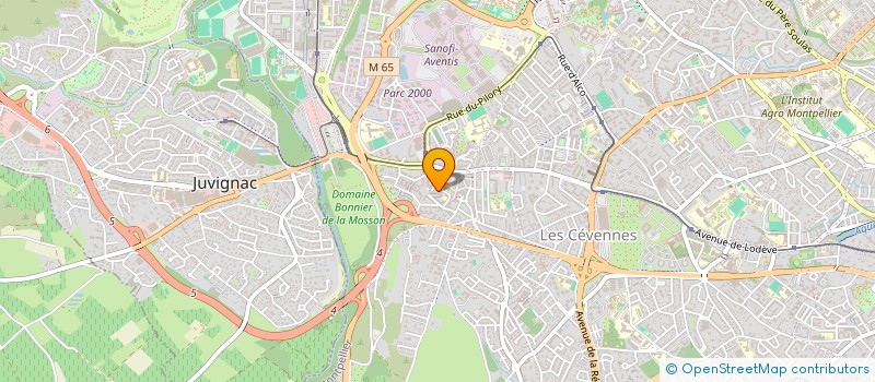 localisation de l'entreprise MONSIEUR ZINEDDINE BEN LAHOUEL à MONTPELLIER
