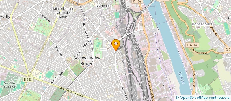 localisation de l'entreprise MONSIEUR ZINEDDINE BOUCHAKOUR  SOTTEVILLE-LES-ROUEN