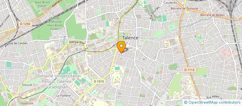 localisation de l'entreprise MONSIEUR ZINEDDINE BRAHIMI  TALENCE