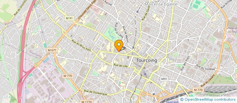 localisation de l'entreprise MONSIEUR ZINEDDINE CARISTAN  TOURCOING