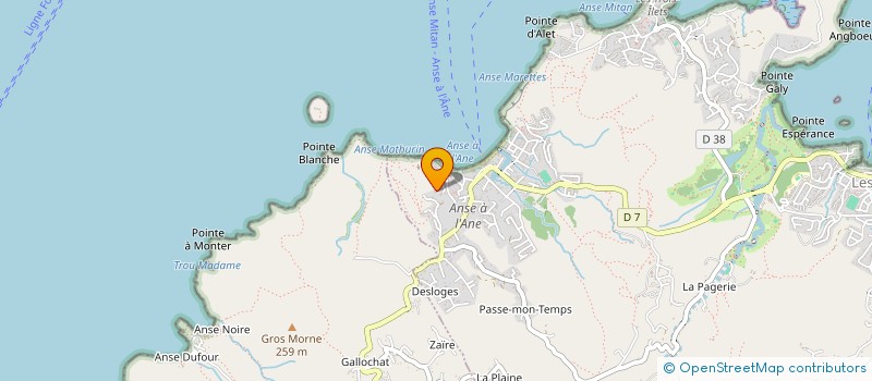 localisation de l'entreprise MONSIEUR ZINEDDINE DAGHDACHE à LES TROIS-ILETS