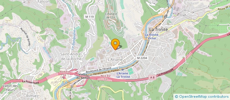 localisation de l'entreprise MONSIEUR ZINEDDINE EL RHAZI à NICE
