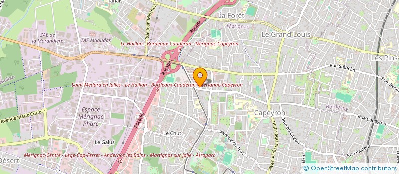 localisation de l'entreprise MONSIEUR ZINEDDINE TITOUAH  MERIGNAC