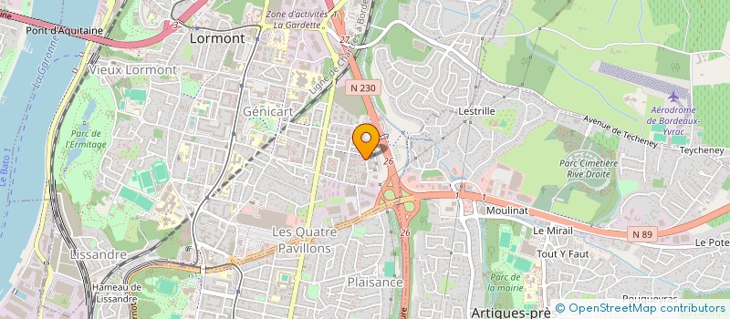 localisation de l'entreprise MONSIEUR ZINEDDINE ZIANE  LORMONT