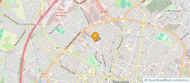 localisation de l'entreprise MONSIEUR ZINEDDINE ZINEDDINE  TOURCOING
