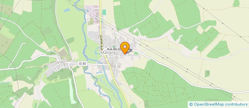 localisation de l'entreprise MONSIEUR ZINEDINE ALLOUCH  MALIGNY