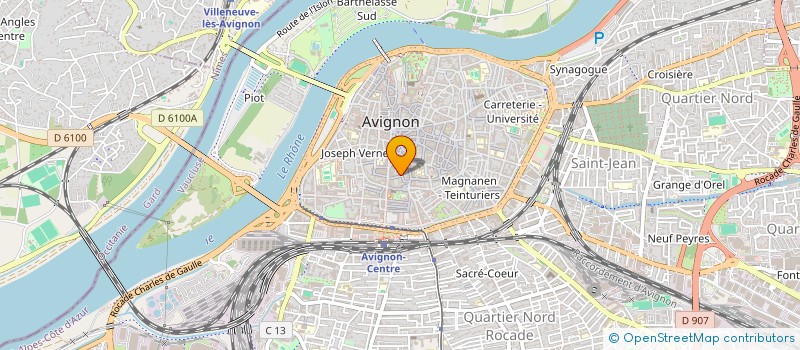 localisation de l'entreprise MONSIEUR ZINEDINE BELAID AKIL  AVIGNON