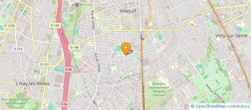localisation de l'entreprise MONSIEUR ZINEDINE BENABBAS à VILLEJUIF