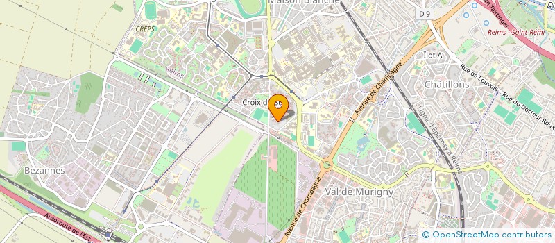 localisation de l'entreprise MONSIEUR ZINEDINE CHOPIN  REIMS