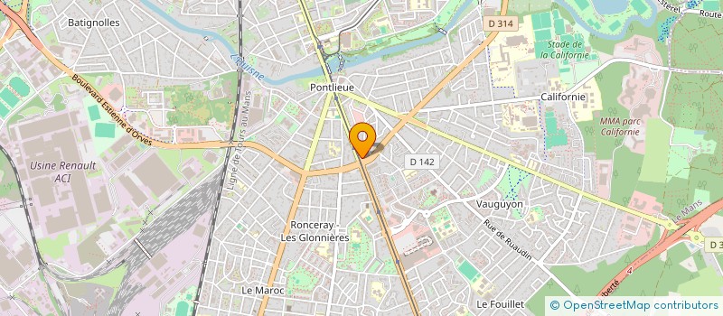 localisation de l'entreprise MONSIEUR ZINEDINE FARES à LE MANS