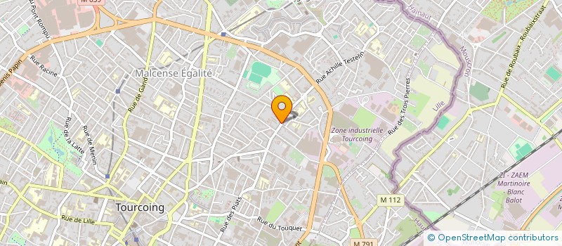 localisation de l'entreprise MONSIEUR ZINEDINE HADDAD  TOURCOING