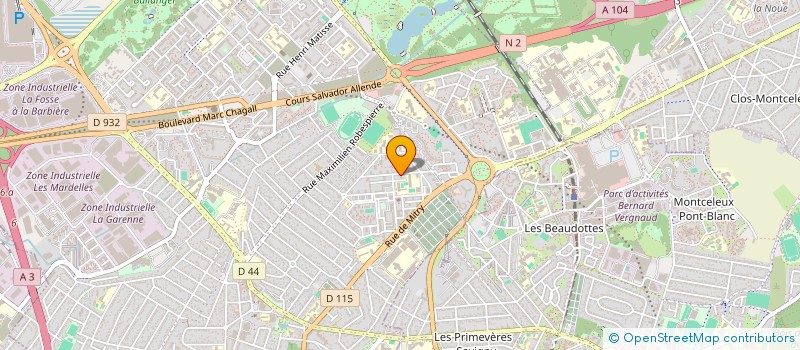 localisation de l'entreprise MONSIEUR ZINEDINE HAMMOU  AULNAY-SOUS-BOIS