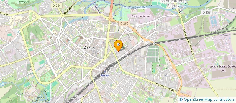 localisation de l'entreprise MONSIEUR ZINEDINE HARIS à ARRAS