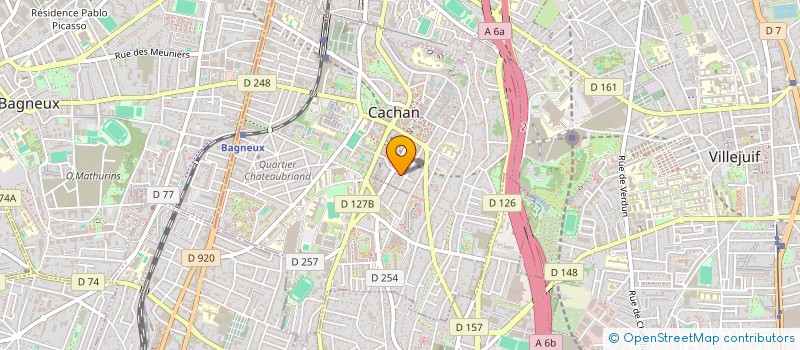 localisation de l'entreprise MONSIEUR ZINEDINE KELKOUL à CACHAN