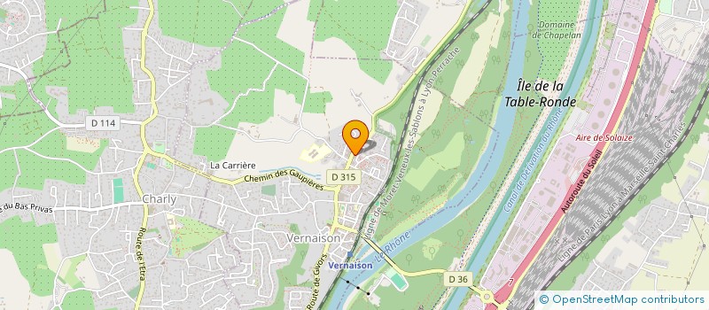 localisation de l'entreprise MONSIEUR ZINEDINE MEFTAH  VERNAISON