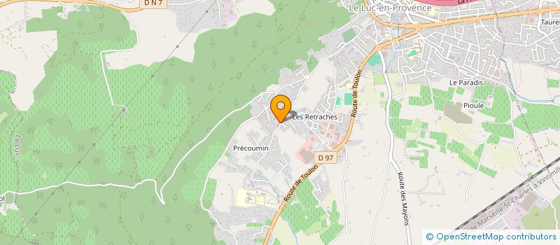 localisation de l'entreprise MONSIEUR ZINEDINE MEHIDI  LE LUC